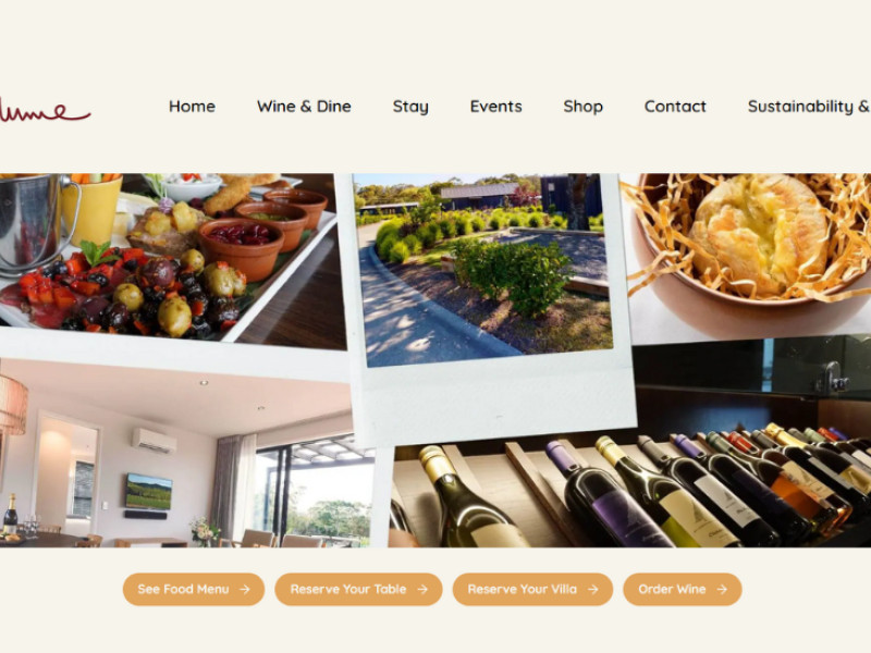 Plume Website Design