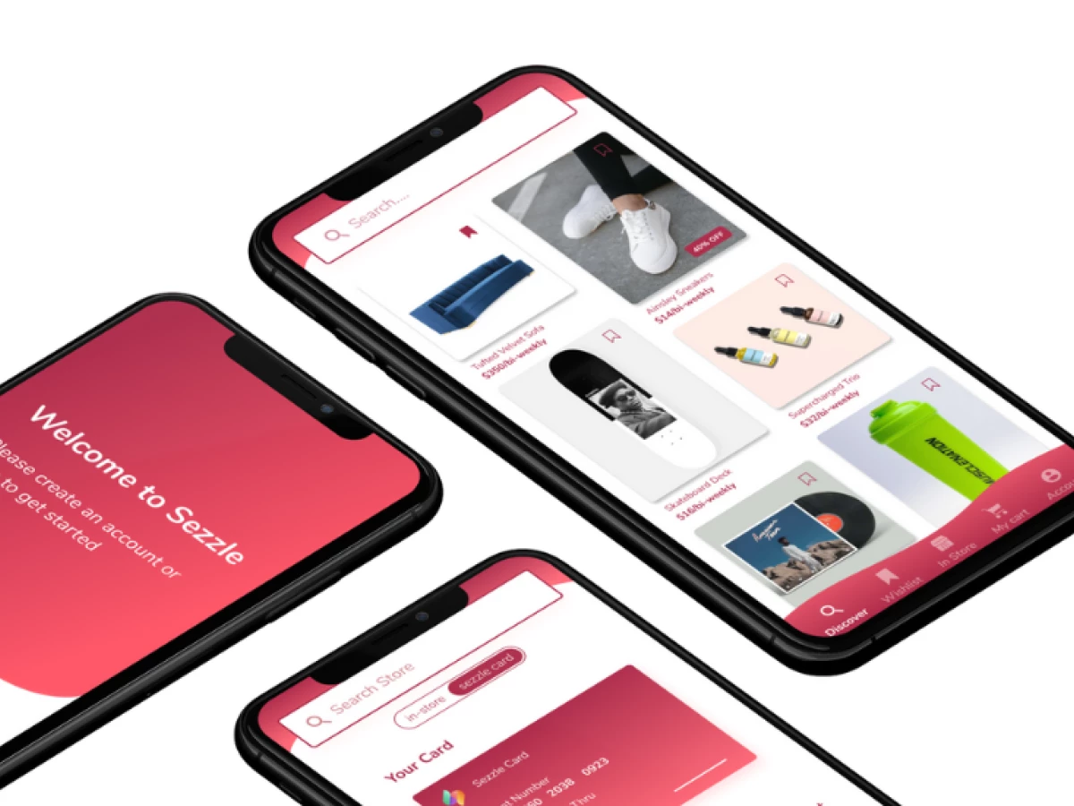 SEZZLE App Design