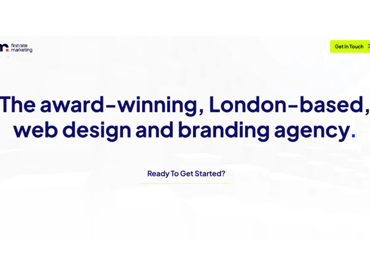 First Rate Marketing Web Design
