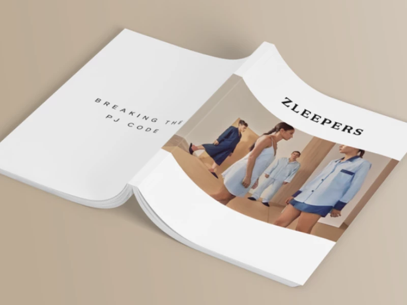 Coffeys Zzzleepers Catalogue Print Design