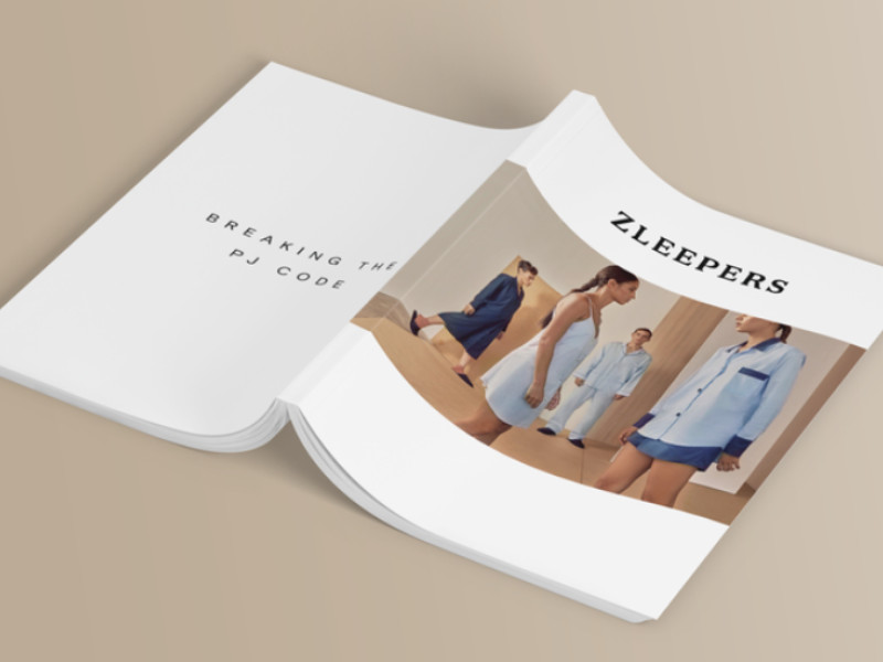 Coffeys Zzzleepers Catalogue Print Design