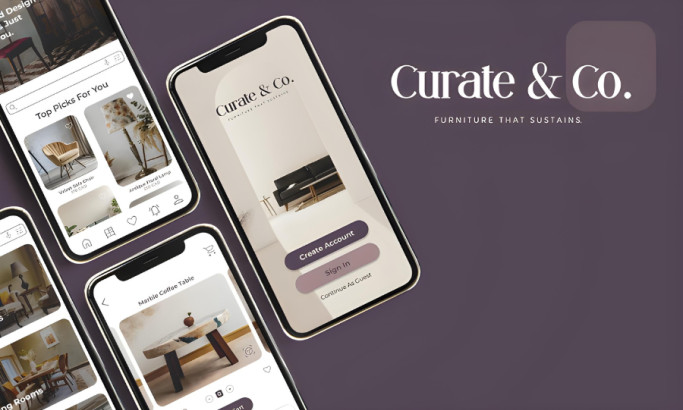 curate and co app design