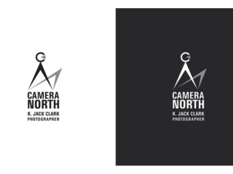 Camera North K. Jack Clark Photographer Logo Design