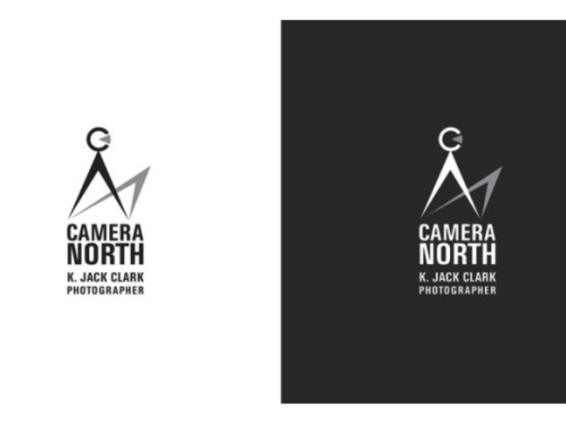 Camera North K. Jack Clark Photographer Logo Design