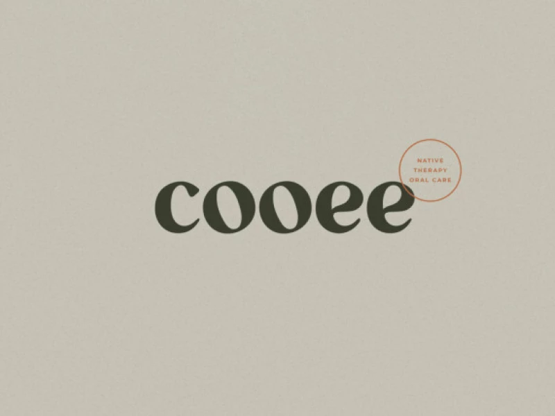 Cooee Native Therapy Oral Care Logo Design