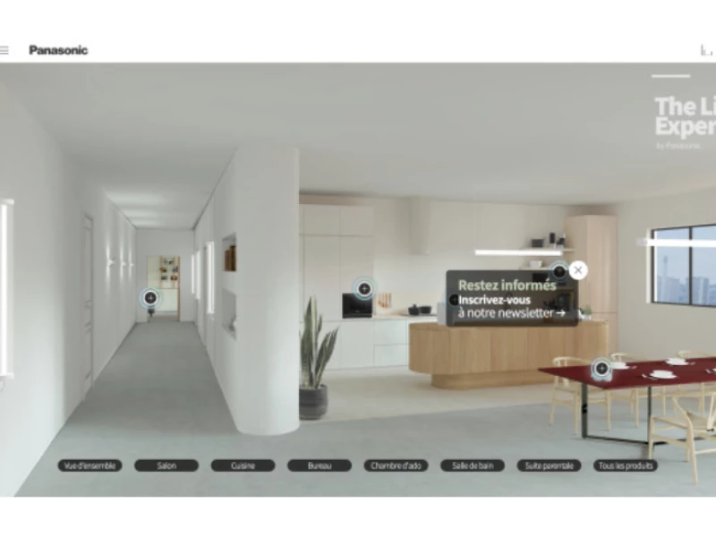 The Living Experience Website Design