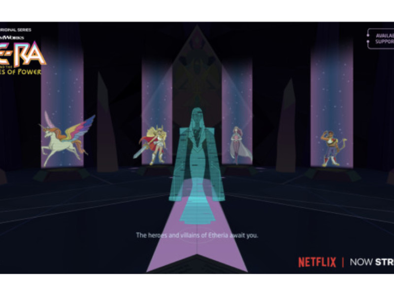 She-Ra & Princesses of Power Website Design