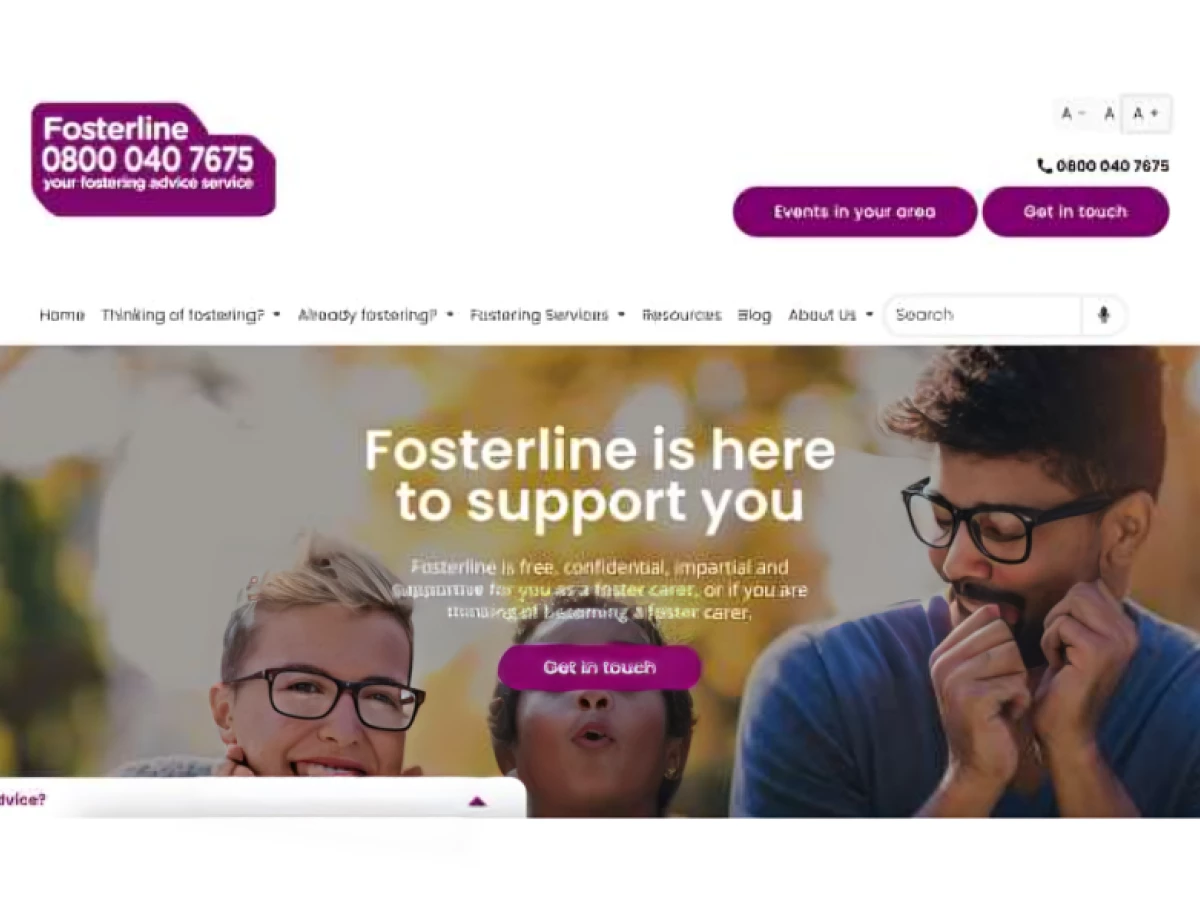 Fosterline Website Design