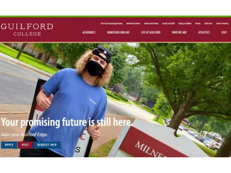 Guilford College Website Design