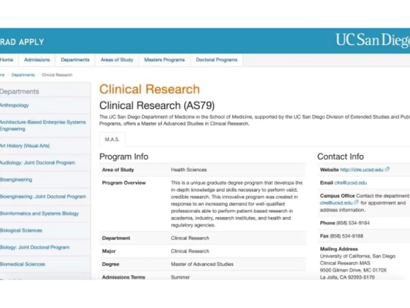 UCSD Extension Website Design