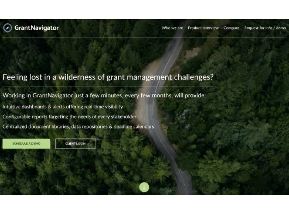 Grant Navigator Website Design