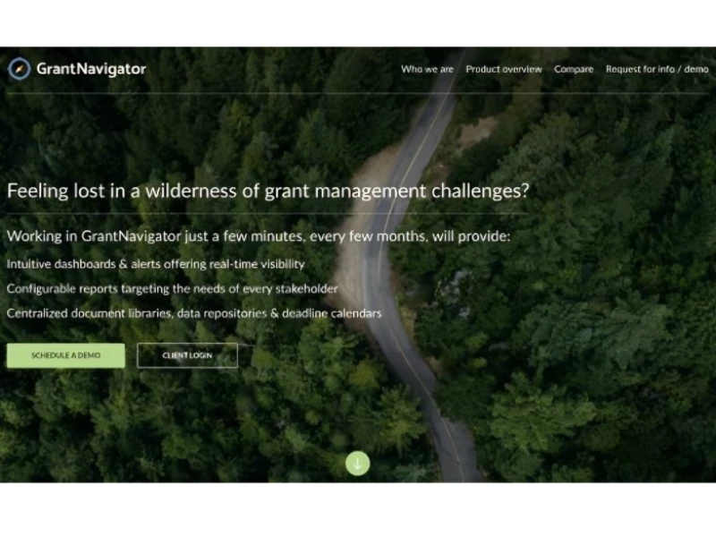 Grant Navigator Website Design