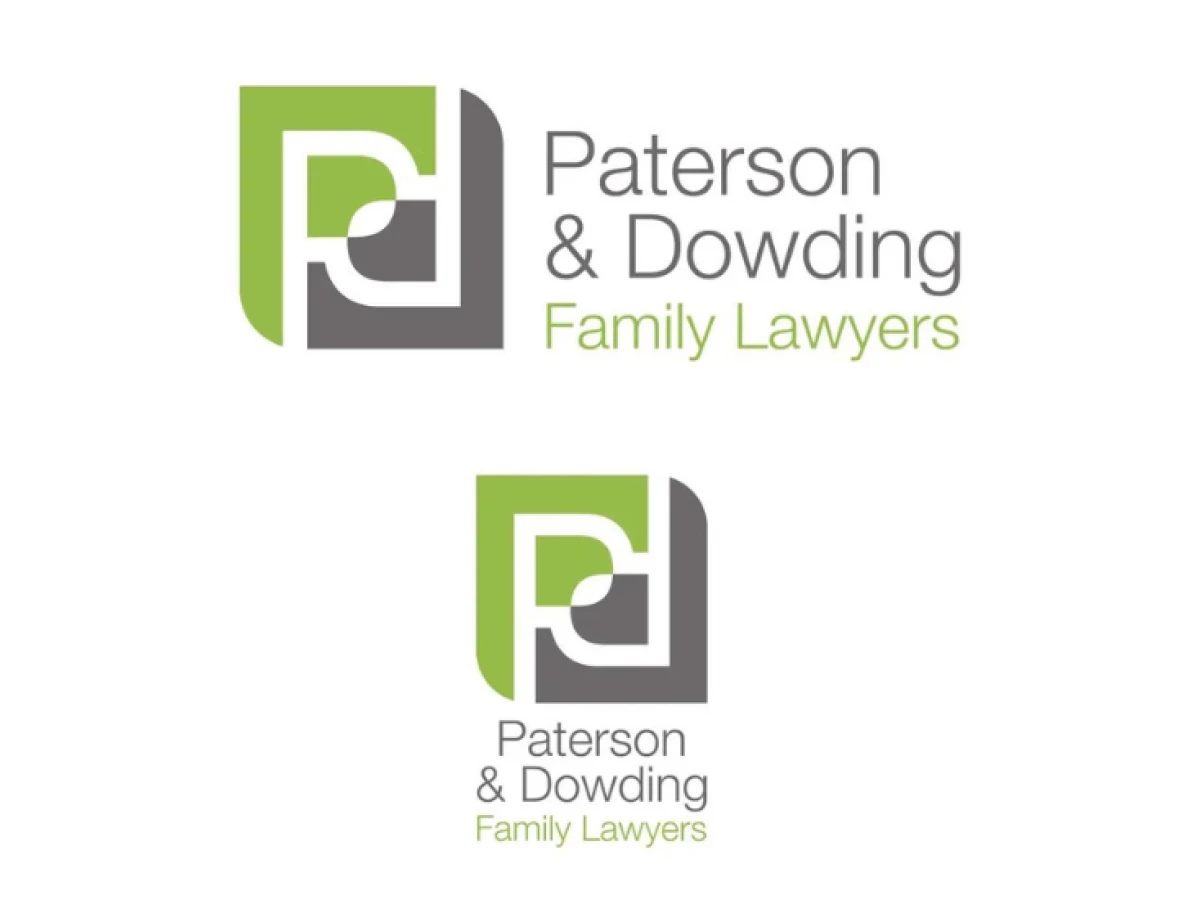 Paterson & Dowding Family Lawyers Logo Design