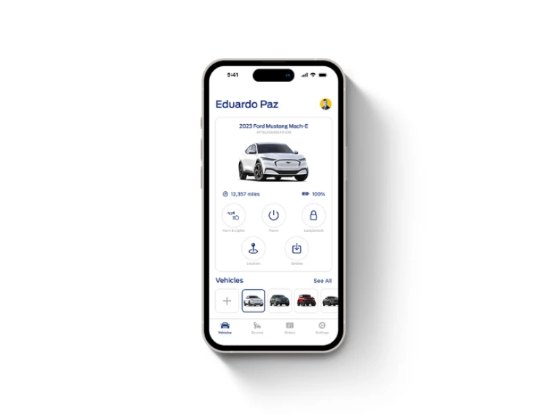 Ford Mobile Service App Design