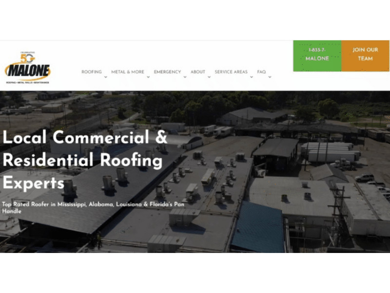 EC Malone Website Design
