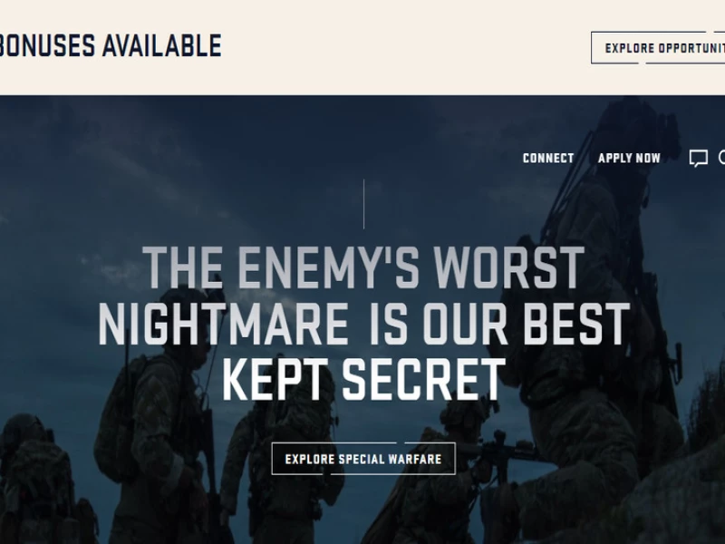 U.S. Air Force Web Design Analysis