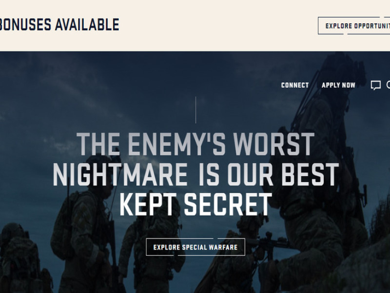 U.S. Air Force Web Design