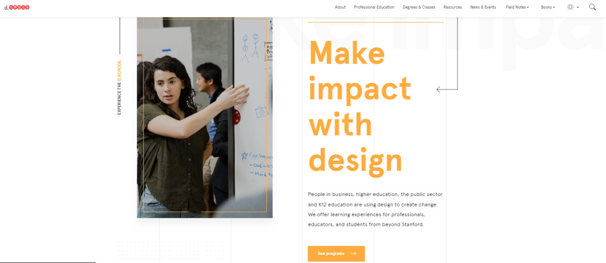 Stanford D School UI Design