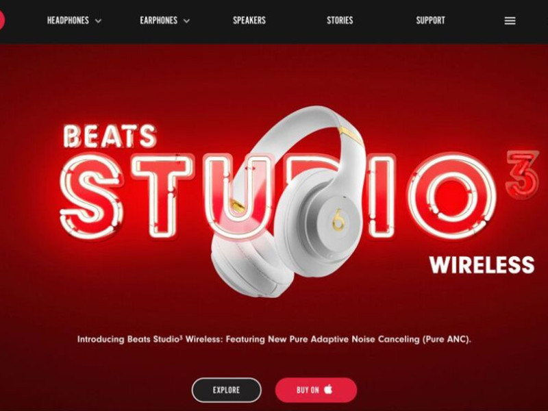 Beats By Dre Website Design