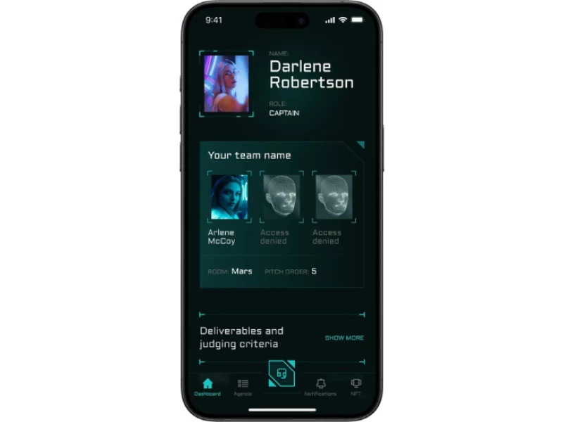 Hackathon Event App Design