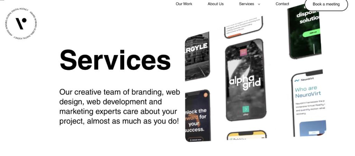 Visions Design site Design Analysis DesignRush