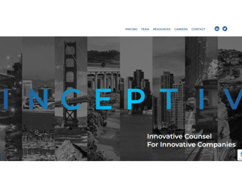 Inceptiv Law Website Design