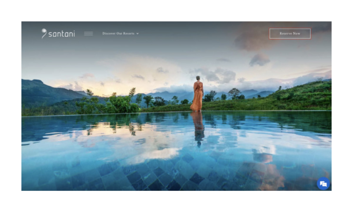 Santani Website Design