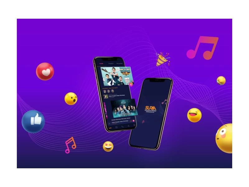 Suria FM App Design
