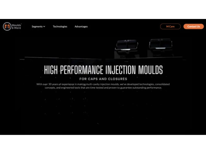 Moulds & More Website Design