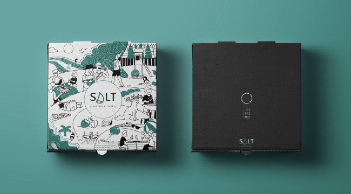 Salt Bistro & Café Packaging Design