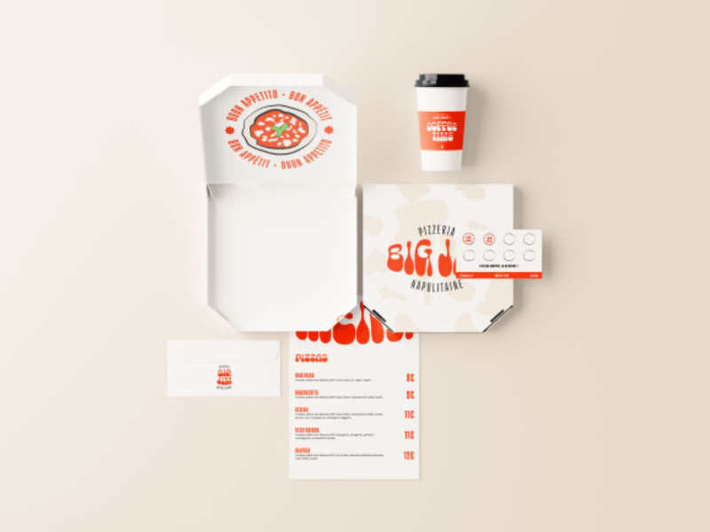 Big Jim Pizza Packaging Design
