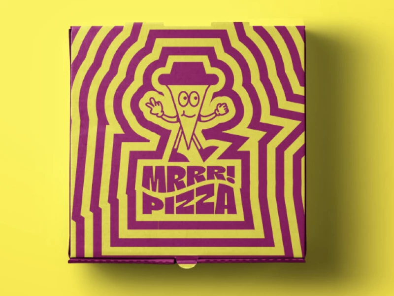 MRRR! PIZZA Packaging Design