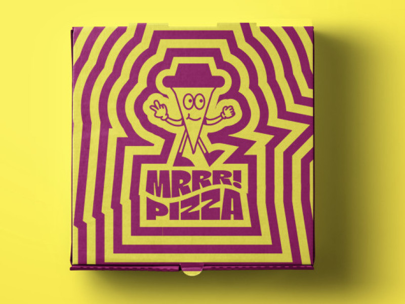 MRRR! PIZZA Packaging Design