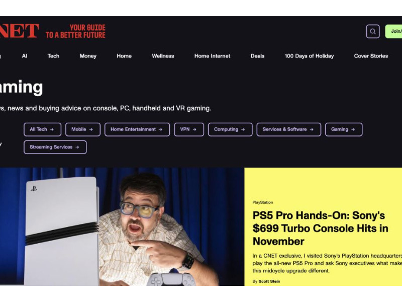 CNET Clean Website Design