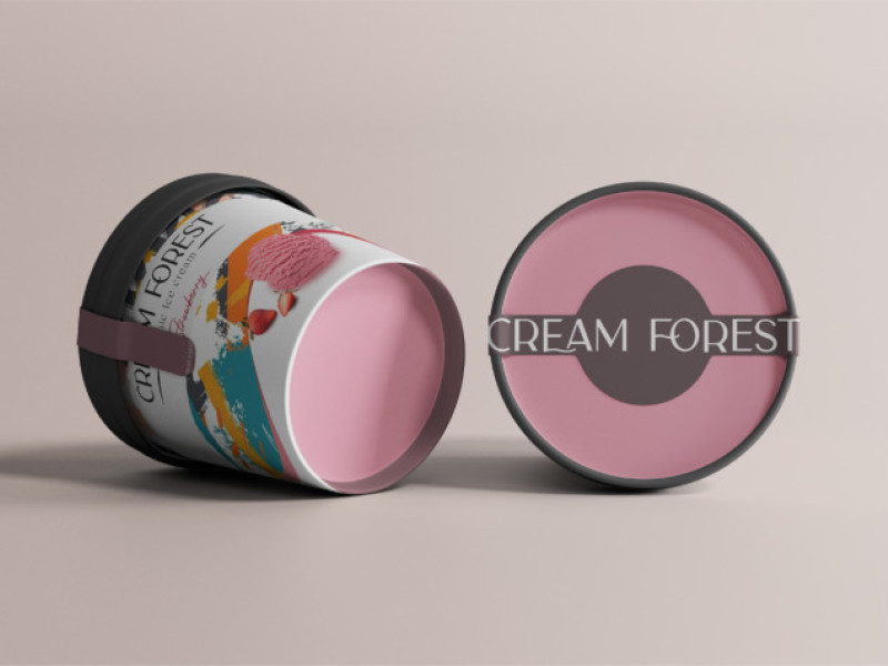 Cream Forest Packaging Design