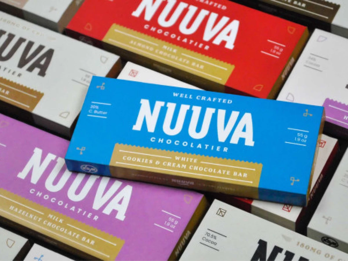 Nuuva Chocolatier Packaging Design