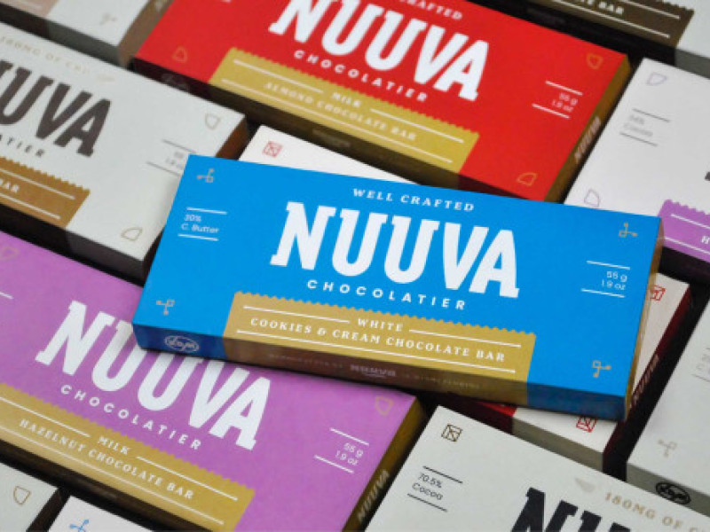 Nuuva Chocolatier Packaging Design