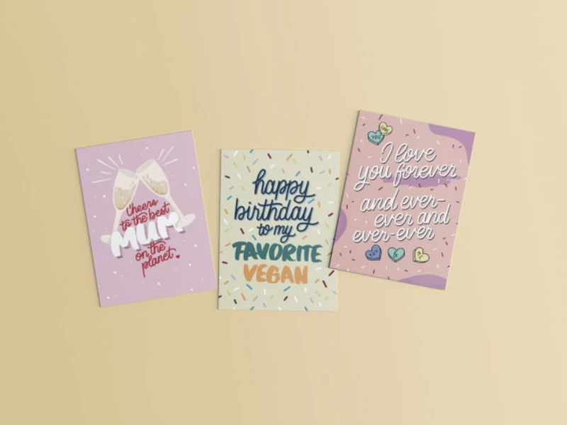 Birthday Card Print Design
