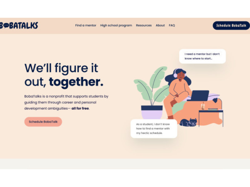 Boba Talks Website Design