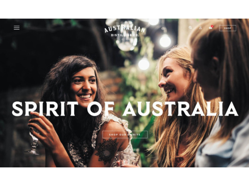 AUSTRALIAN DISTILLING CO Website Design