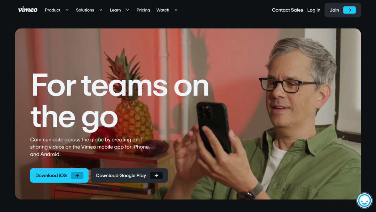Vimeo Website's Typography and Colors