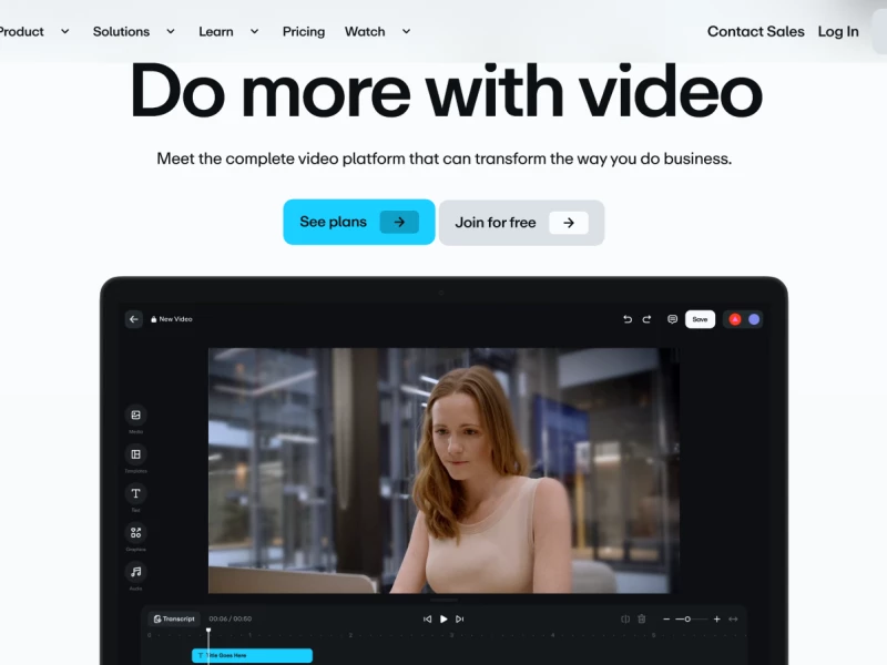 Vimeo Video Website Design