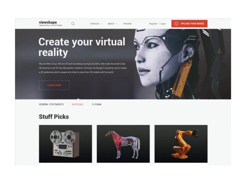 Viewshape Website Design