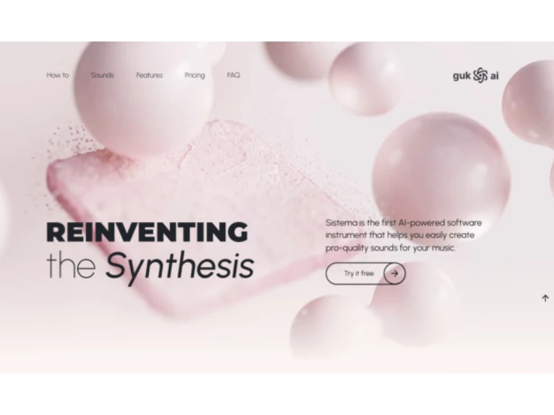 Sistema for GUK AI Website Design