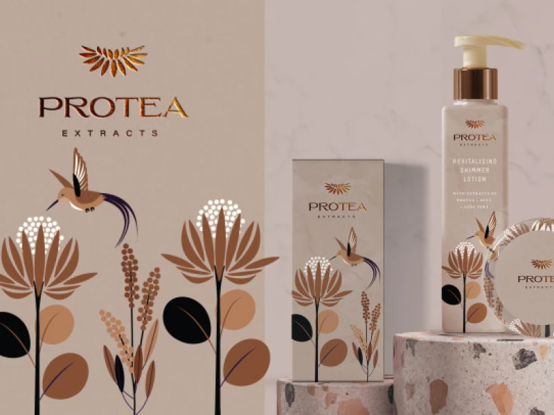 Protea Extracts Packaging Design