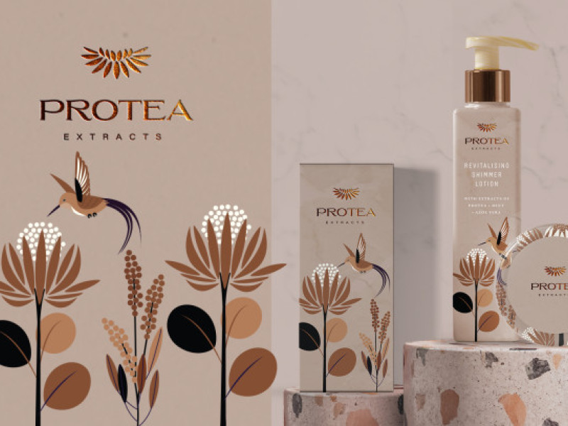Protea Extracts Packaging Design