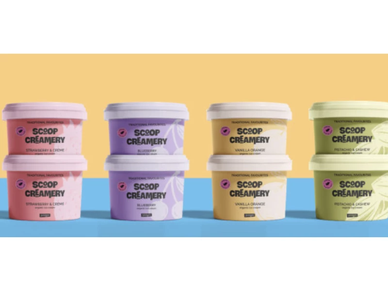 Scoop Creamery Packaging Design