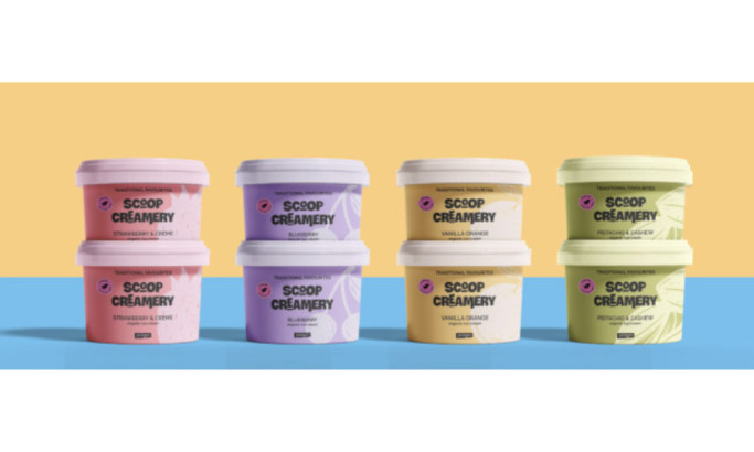 Scoop Creamery Packaging Design