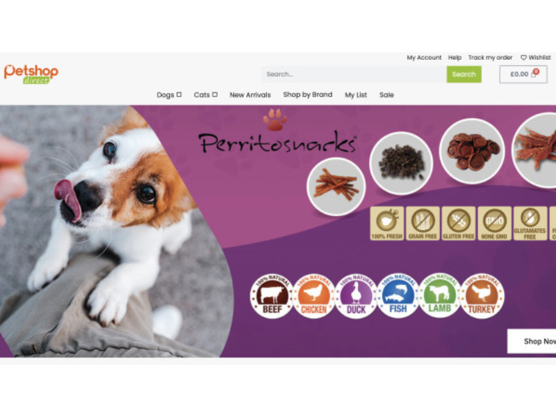Petshop Direct Website Design