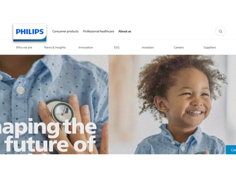 Philips Website Design